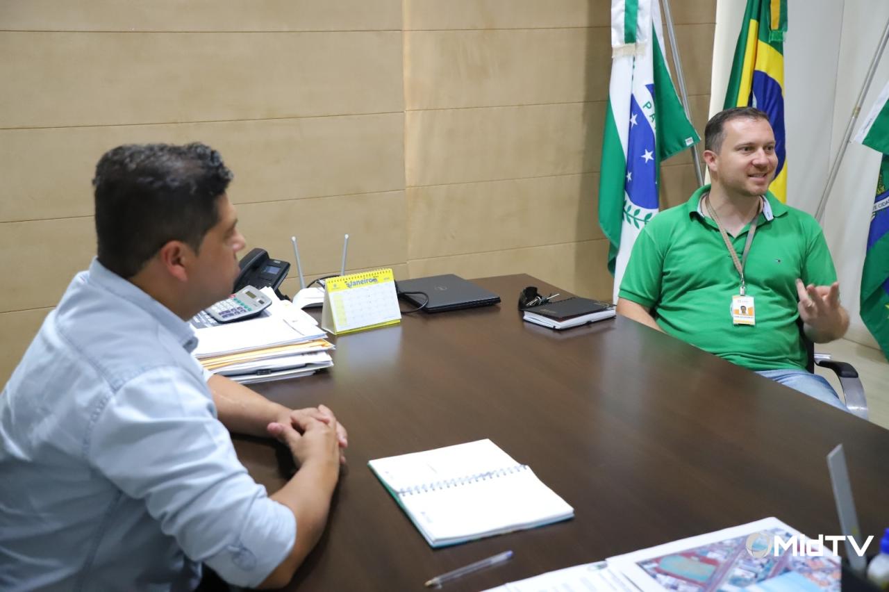 Gerente Regional da Copel se reúne com prefeito Valtinho